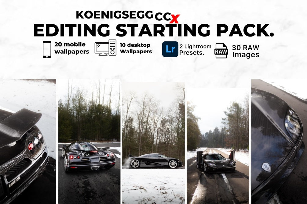 Koenigsegg ccx Editing starter pack