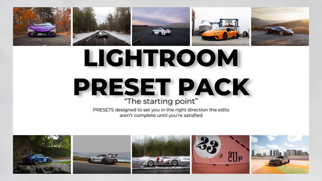 Lightroom preset pack “ the starting point”